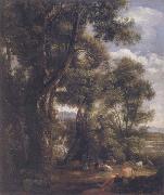 John Constable Landscape with goatherd and goats after Claude 1823 Spain oil painting artist